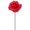 100-Pack: Dark Pink Silk Rose Picks, 8" Stems, 3" Wide, Floral Home by Artificial Flowers